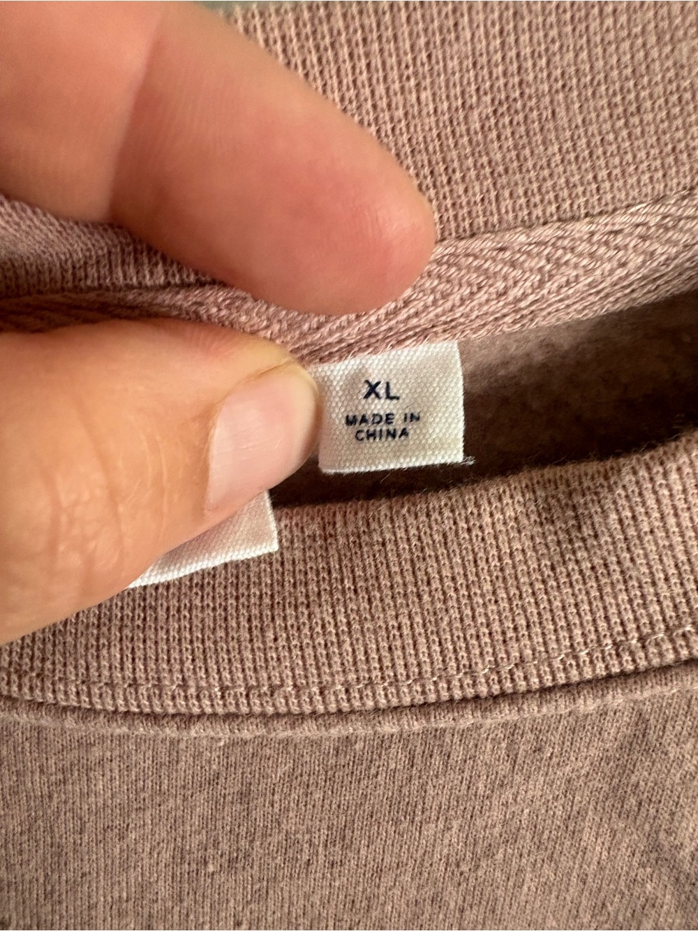 GAP Peanuts Crewneck Sweatshirt in Dusty Mauve - Picture 3 of 5